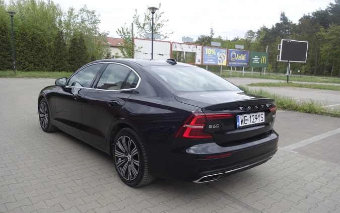Volvo S60 cena 134900 przebieg: 54000, rok produkcji 2020 z Książ Wielkopolski małe 529